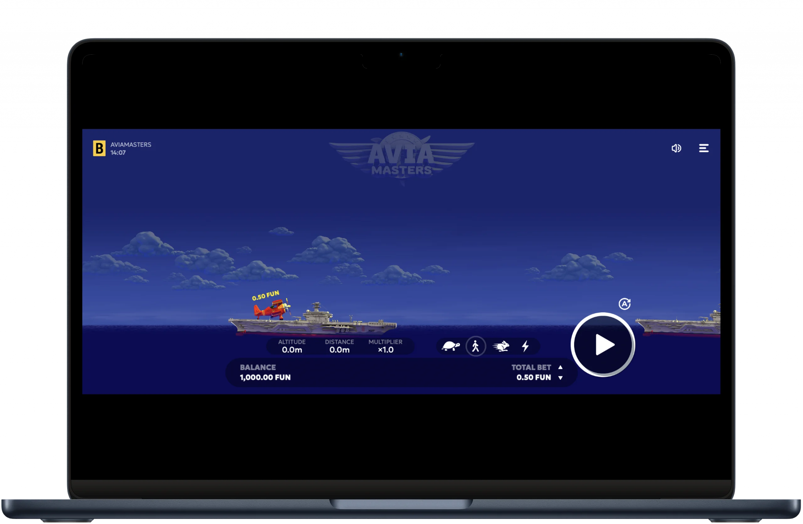 Avia Masters casual game – mäng ilma riskita
